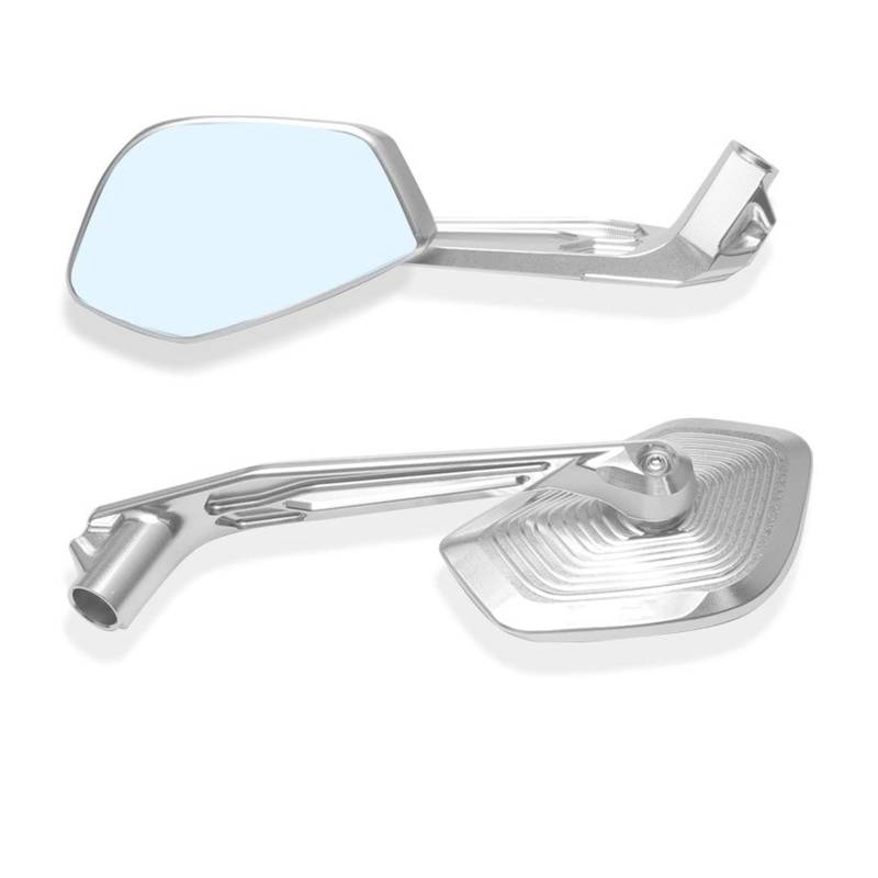 Motorrad Rückspiegel Für R1300GS 2024 R1200 1250 GS Für ADV F900R G310GS S1000XR Motorrad Rückspiegel Einstellbare Rückspiegel(Sliver B) von Oxektgb