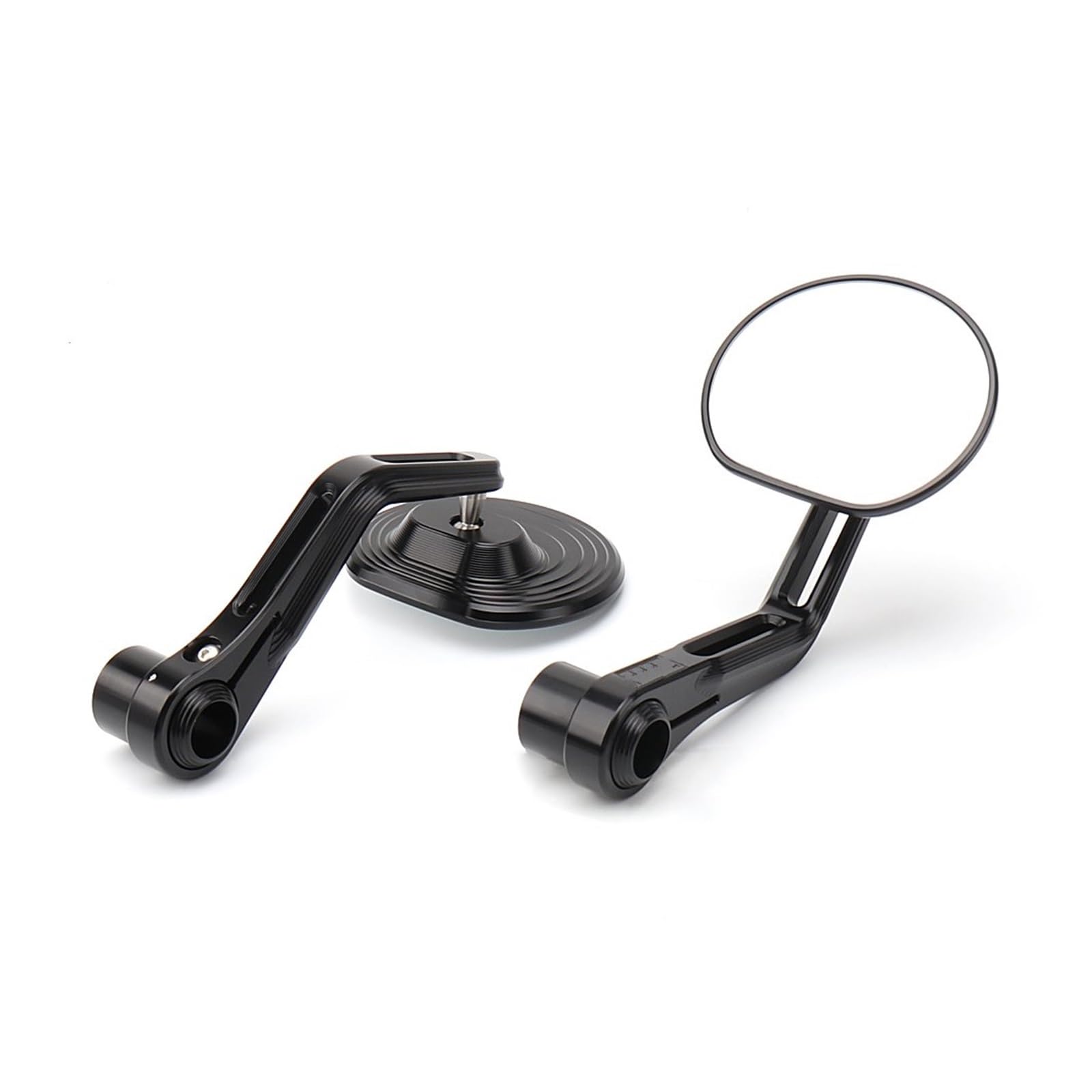 Motorrad Rückspiegel Für RNineT Für RNineT Für Für RNineT Für Scrambler Motorrad Rückspiegel Lenker Spiegel Zubehör(Black) von Oxektgb