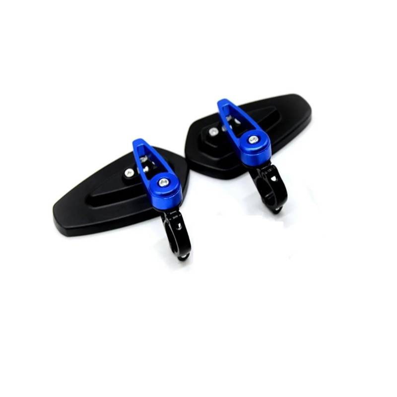 Motorrad Rückspiegel Für TRIUMRH 675 R 955i Für ROCKET III Für DAYTONA 600 650 675 Motorradzubehör Spiegel(Blue) von Oxektgb