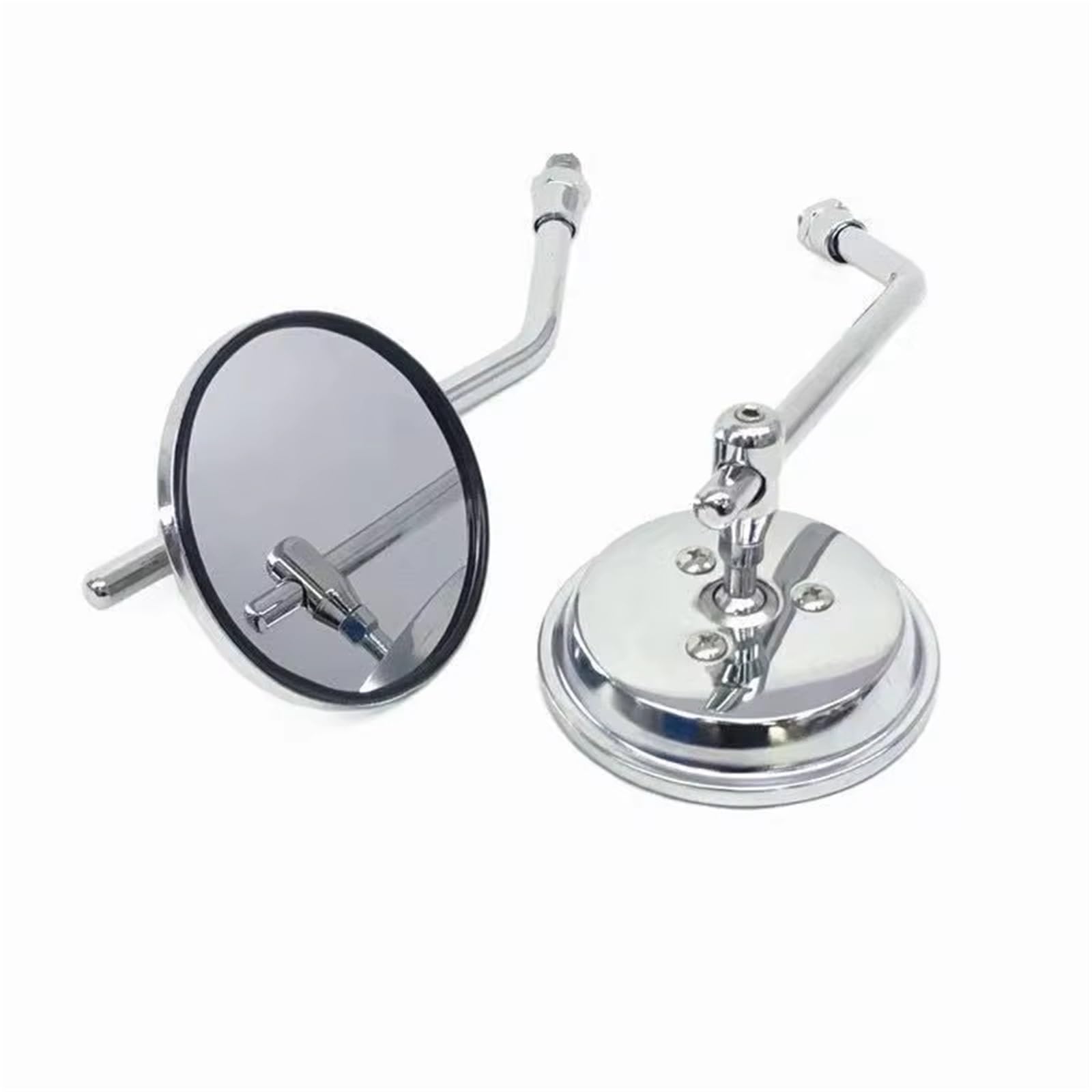Motorrad Rückspiegel Universal Motorrad 10mm Rückspiegel Chrom Seitenspiegel Motorrad Rückspiegel Universal Motorrad 10mm Rückspiegel Chrom Seitenspiegel von Oxektgb