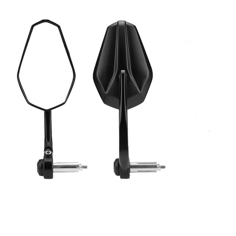 Motorrad Rückspiegel Universal Motorrad Lenkerendenspiegel 7/8" 22mm Rückspiegel(Bundle 2) von Oxektgb