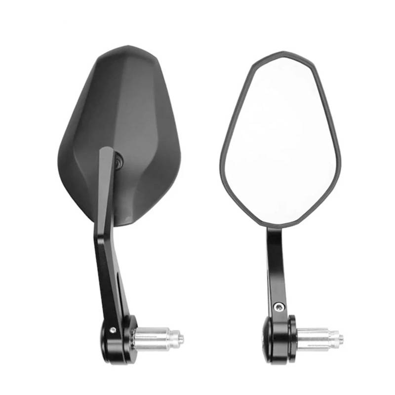 Motorrad Rückspiegel Universell passend für Lenkerspiegel für 7/8" (22 mm) Lenker mit Innenrohrdurchmessern zwischen 13 und 19 mm(No 1 mirror) von Oxektgb