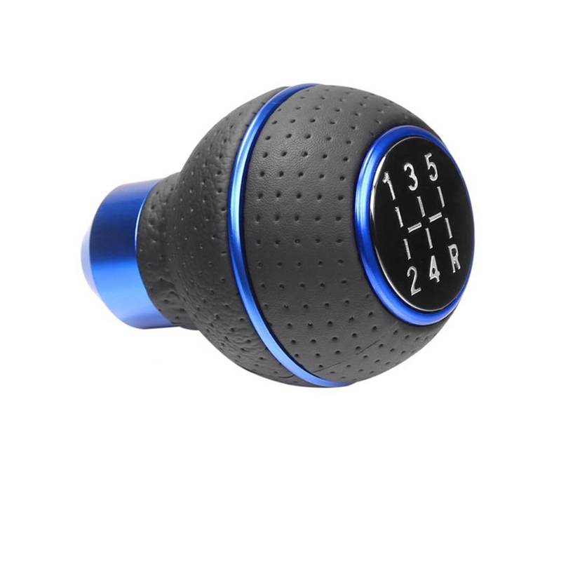 Schaltknäufe 5-Gang-Schaltknauf, Schalthebel, Getriebe, passend für die meisten manuellen Autos, LKWs, SUVs Auto Schalthebel(Blue) von Oxektgb