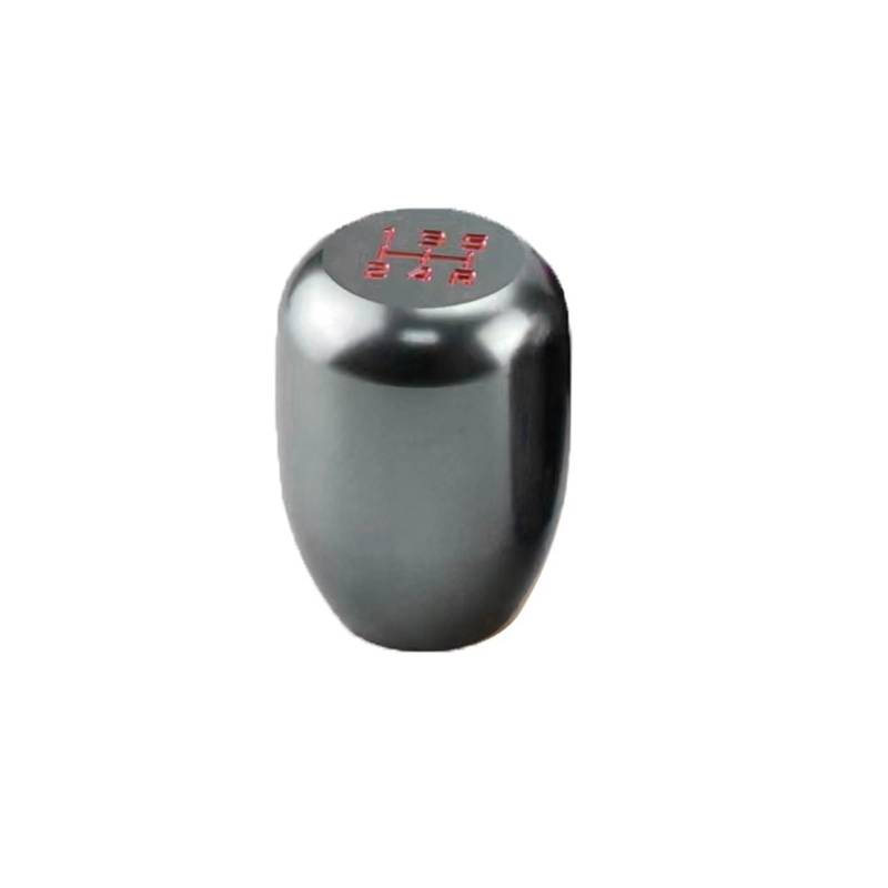 Schaltknäufe 5 Geschwindigkeit Aluminium Auto Getriebe Shifter Knob Manuelle Übertragung Schaltknauf Schalthebel Automatische Auto Schalthebel(Grey) von Oxektgb