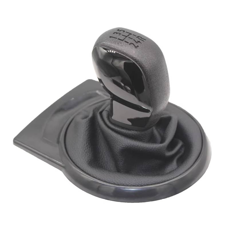 Schaltknäufe Für Citroen Für C4 MK1 2004 2005 2006 2007 2008 5-Gang-Schaltknauf Gamasche Boot-Abdeckungsfall Auto Schalthebel(Black) von Oxektgb