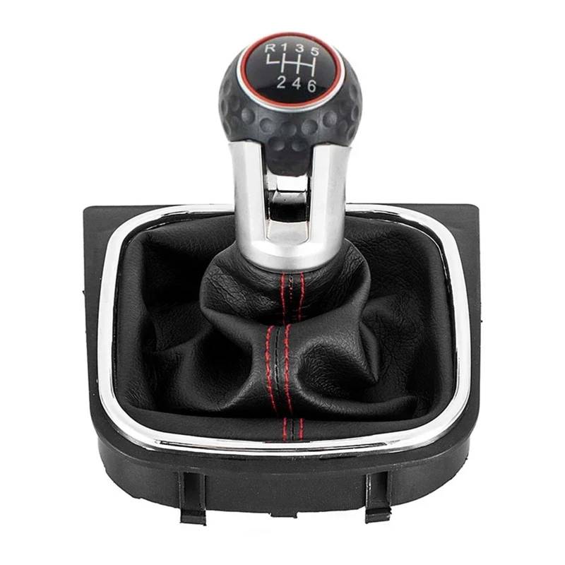 Schaltknäufe Für VW Für Golf 5 MK5 R32 Für GTD Für GTI Für Golf 6 MK6 R20 2004-2013 Auto-Stick Hebel Shifter Handball Auto Schalthebel(6 Speed) von Oxektgb