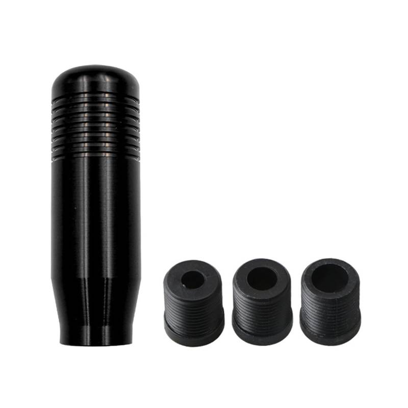 Schaltknäufe Universal Auto Aluminium Manuelle Schaltknauf Stick Manuelle Übertragung Gearstick Hebel Schaltknauf 8,5 cm Auto Schalthebel(Black) von Oxektgb