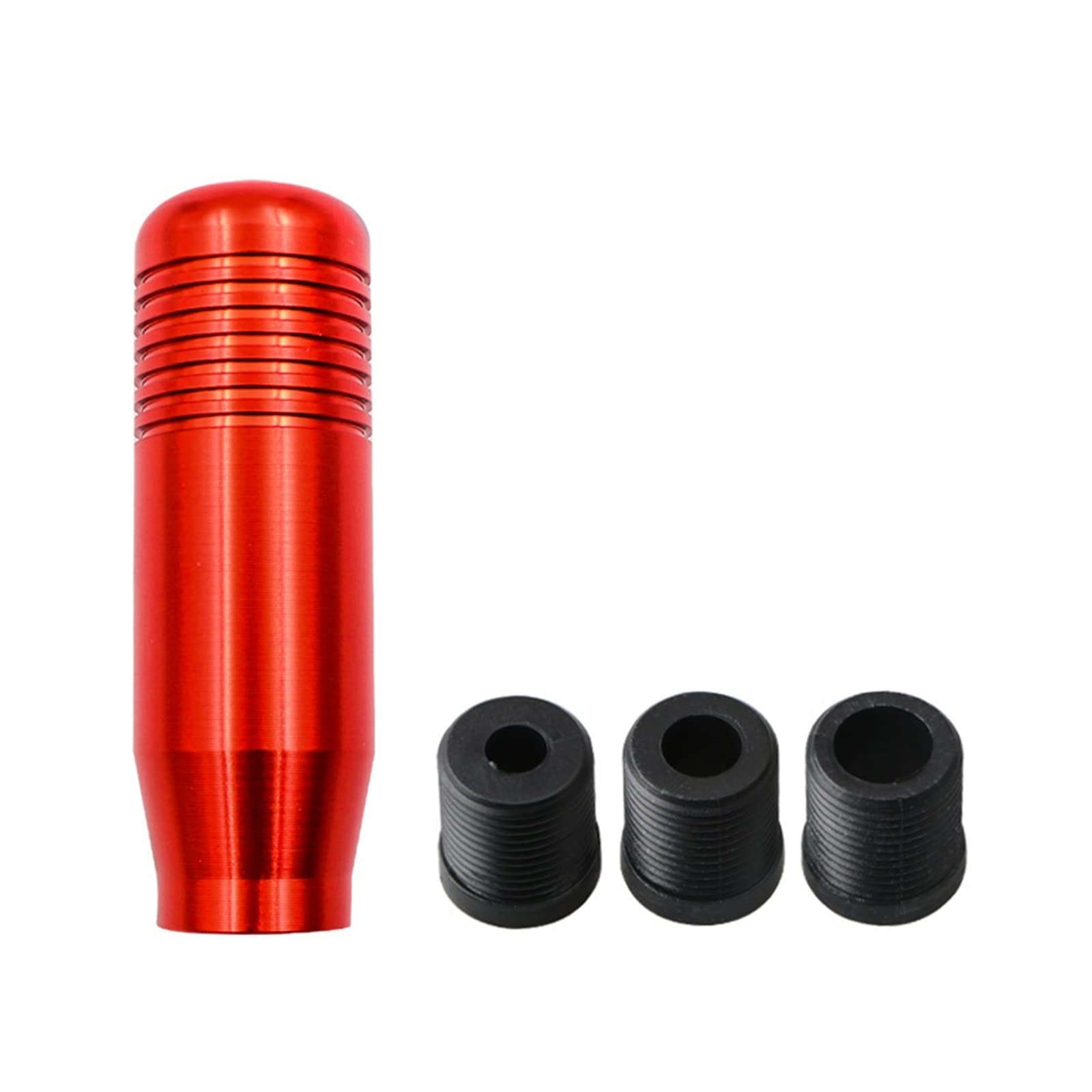 Schaltknäufe Universal Auto Aluminium Manuelle Schaltknauf Stick Manuelle Übertragung Gearstick Hebel Schaltknauf 8,5 cm Auto Schalthebel(Red) von Oxektgb