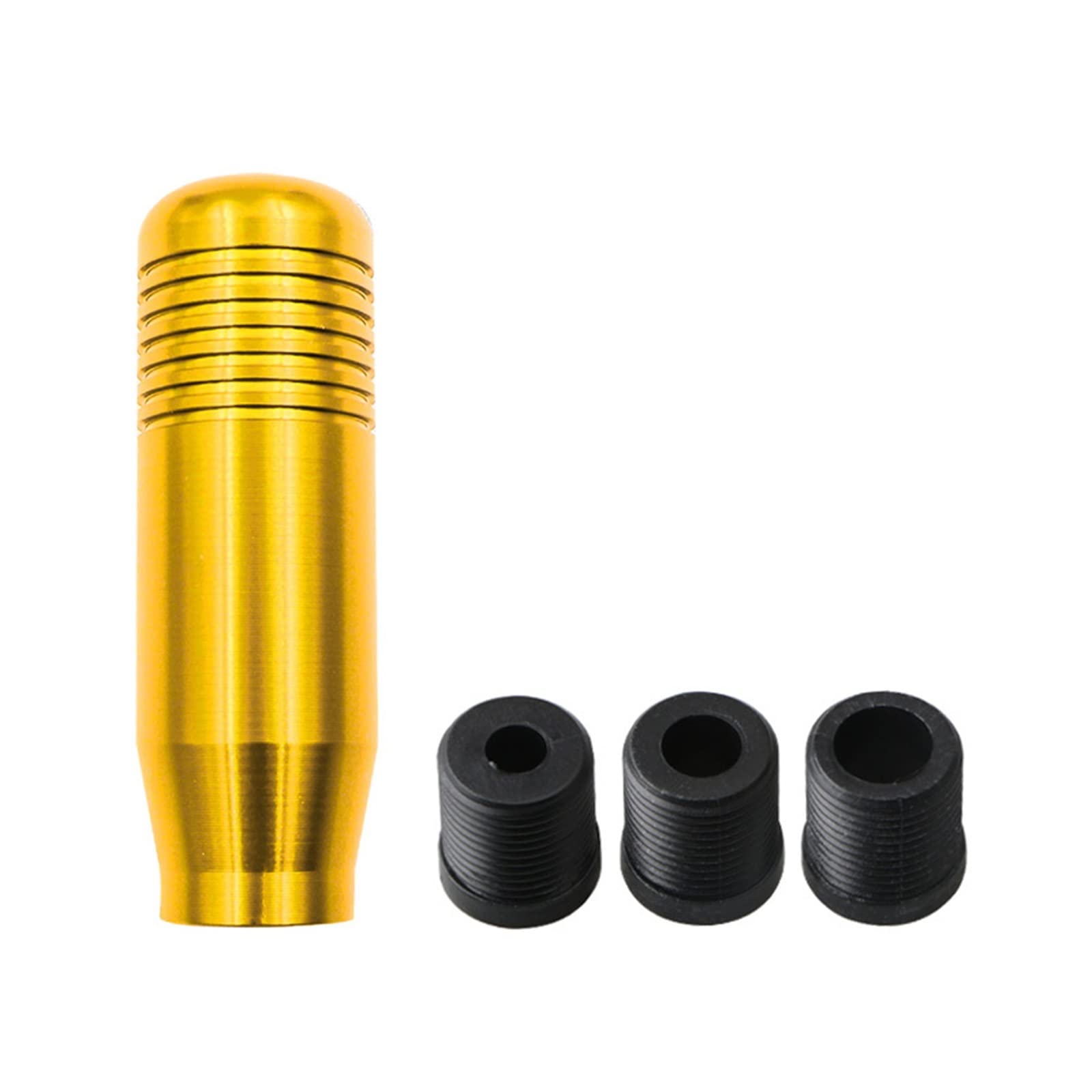 Schaltknäufe Universal Auto Aluminium Manuelle Schaltknauf Stick Manuelle Übertragung Gearstick Hebel Schaltknauf 8,5 cm Auto Schalthebel(Yellow) von Oxektgb