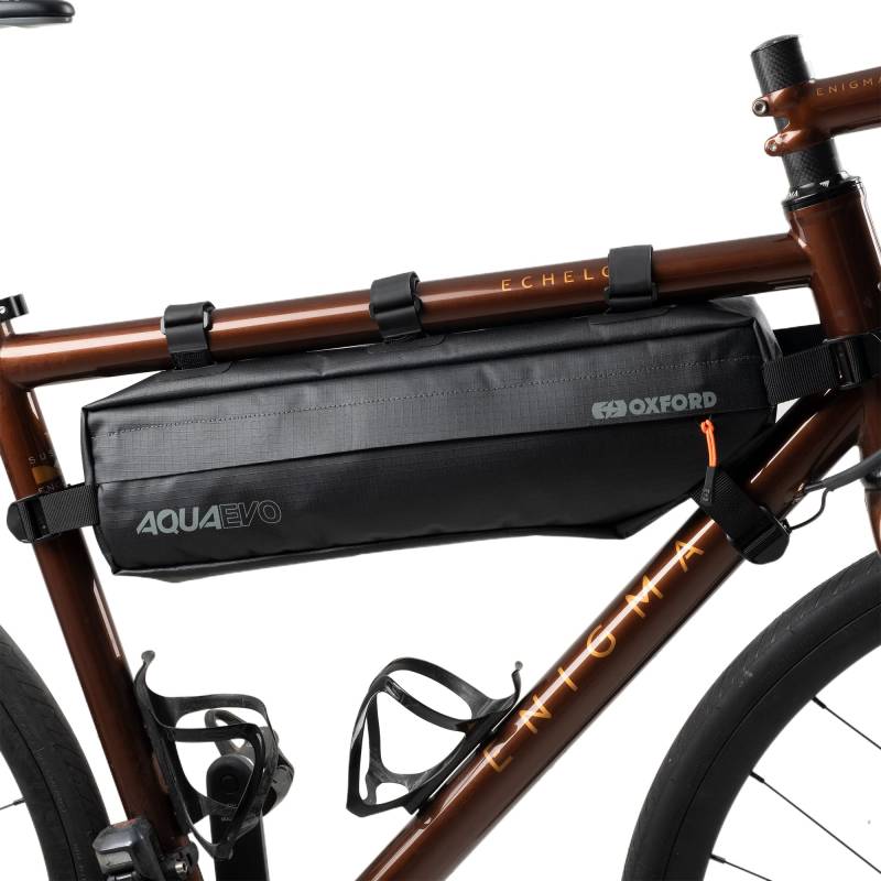 Oxford Products Aqua Evo Adventure Fahrradrahmen Pack Wasserdicht bis Stufe IPX6 von Oxford