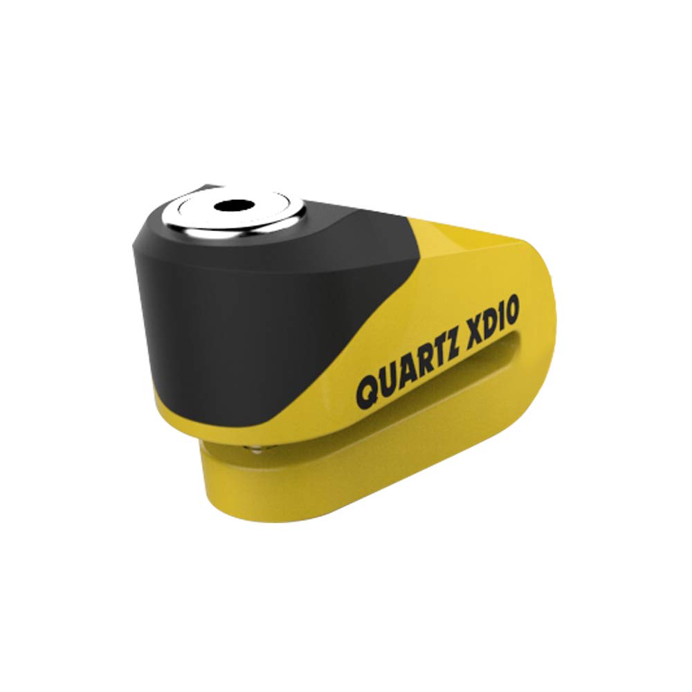 Oxford Motorcycle Quartz XD10 Disc Lock 10mm Pin Yellow UK Seller, Medium von Oxford