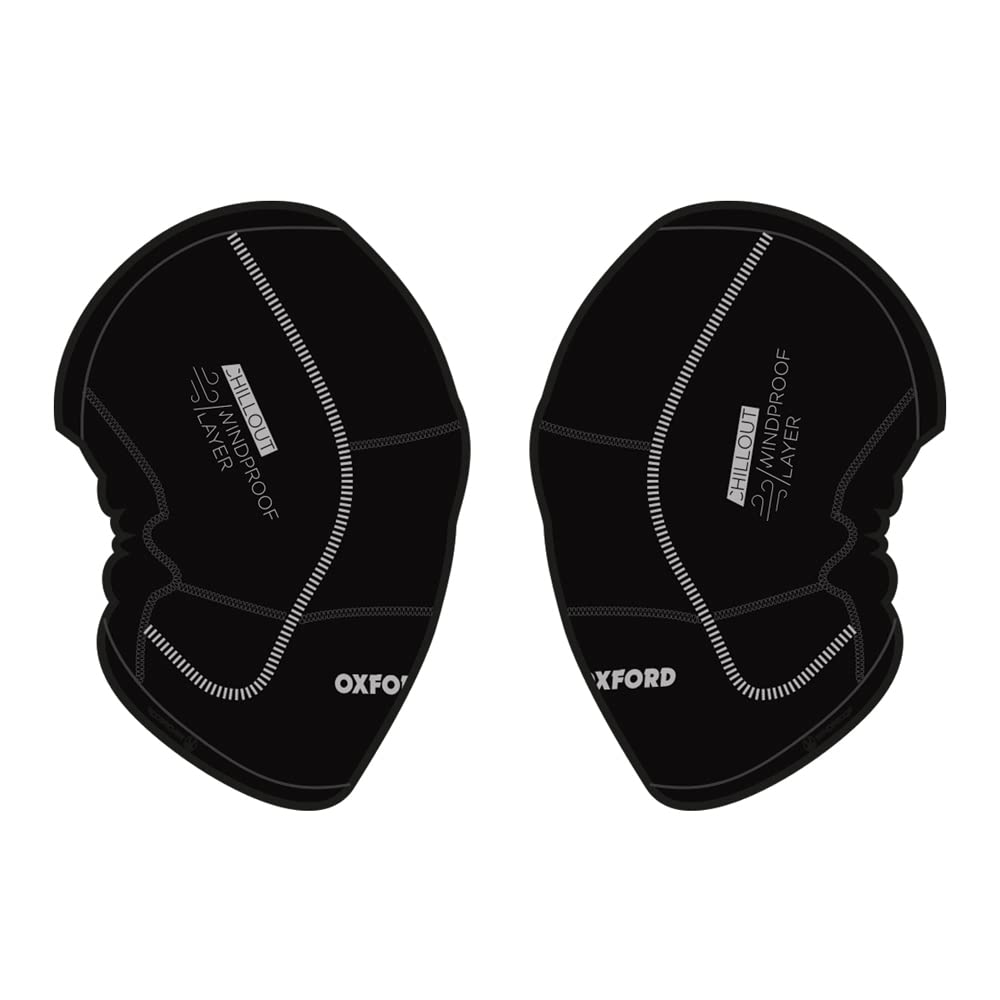 Oxford Base Layers Chillout Kniewärmer Winddicht (L) Motorrad Base Layer von Oxford