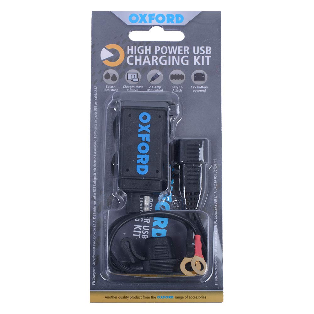 Oxford EL114 USB Verschmolzen Leistung Ladeset, 2.1 Amp Oxford EL114 USB Verschmolzen Leistung Ladeset, 2.1 Amp von Oxford