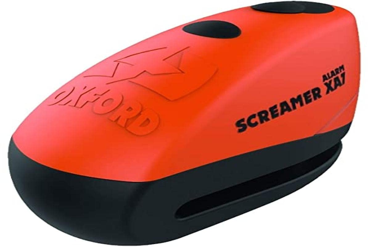 Oxford LK281 Screamer XA7 Alarm Rabatt Lock, Orange/Matt Black von Oxford
