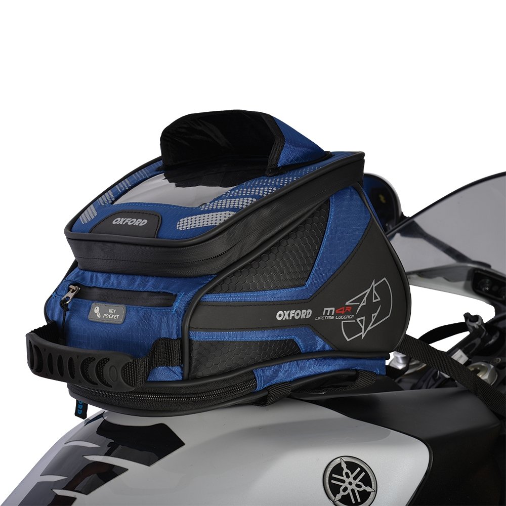 Oxford M4R Tank N Tailer Motorrad magnetisch Tank/Schwanz Tasche-Blau von Oxford