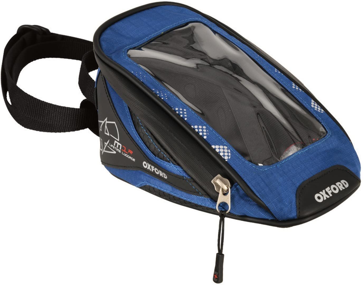 Oxford OL297 M1R Magnetisch Montieren Mikro Tankrucksack, 1L, Blau Oxford OL297 M1R Magnetisch Montieren Mikro Tankrucksack, 1L, Blau von Oxford