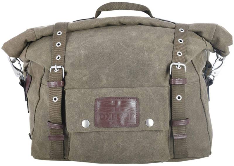 Oxford OL578 Erbe Packtaschen Baumwolle Gepäck, 40L, Khaki von Oxford