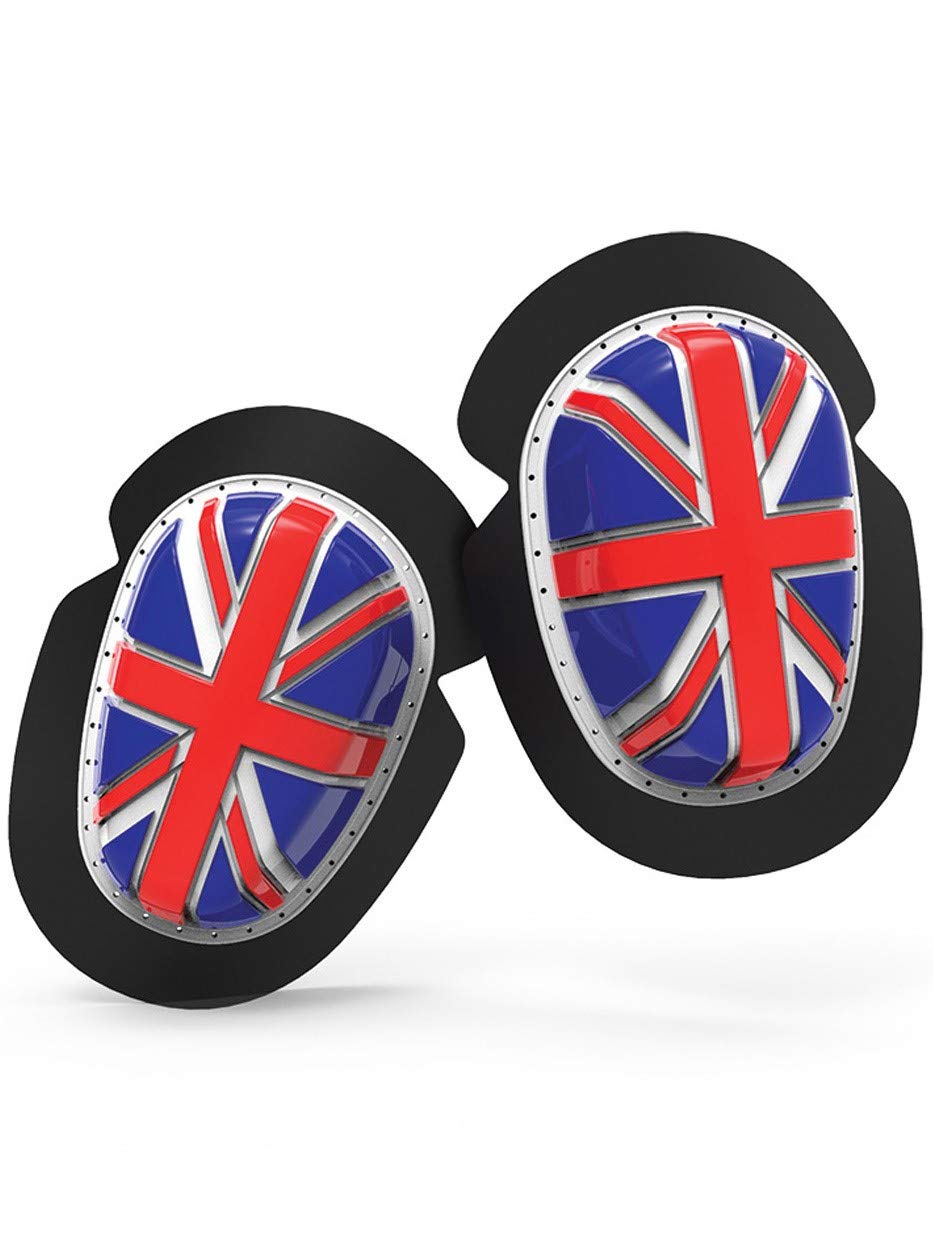 Oxford Union Jack Motorrad-Knieschoner OX675, Schwarz von Oxford