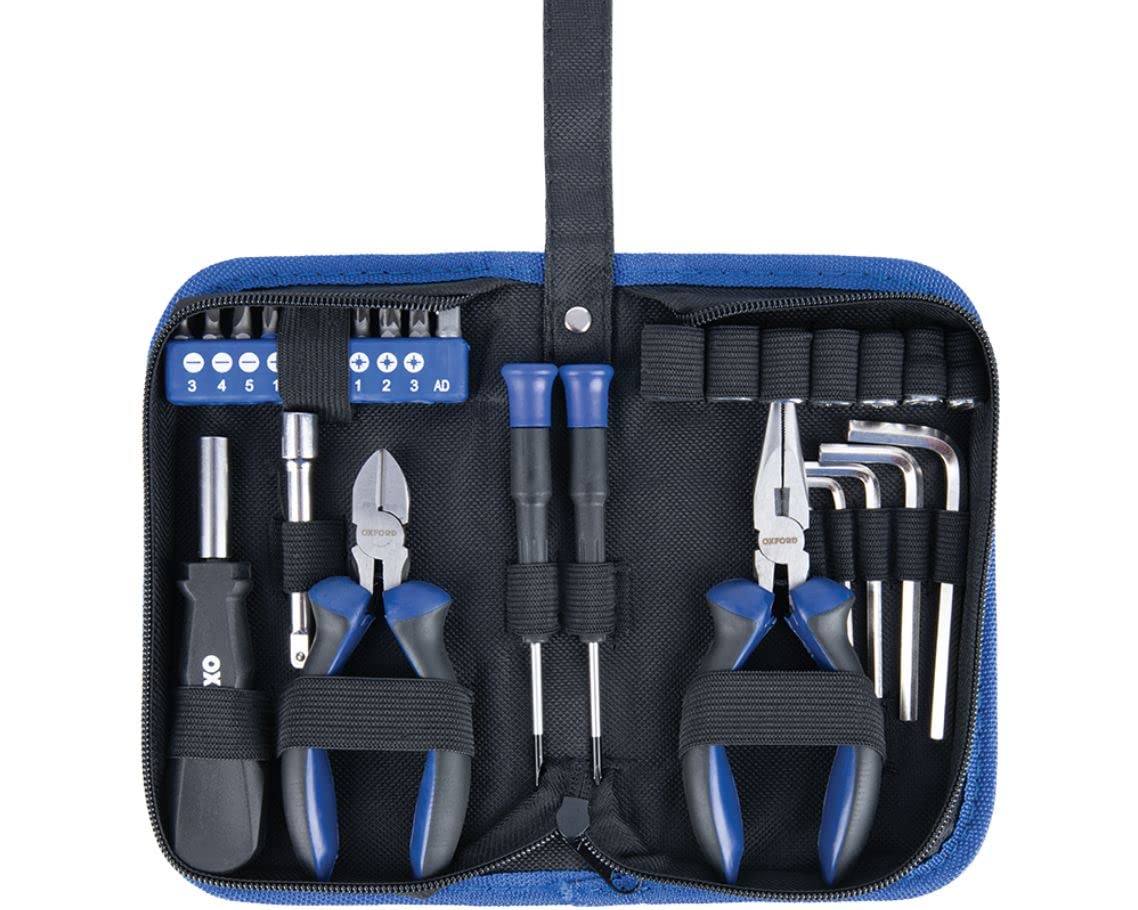 Oxford Biker-Toolkit, 28-teiliges Set mit Koffer Oxford Biker-Toolkit, 28-teiliges Set mit Koffer von Oxford