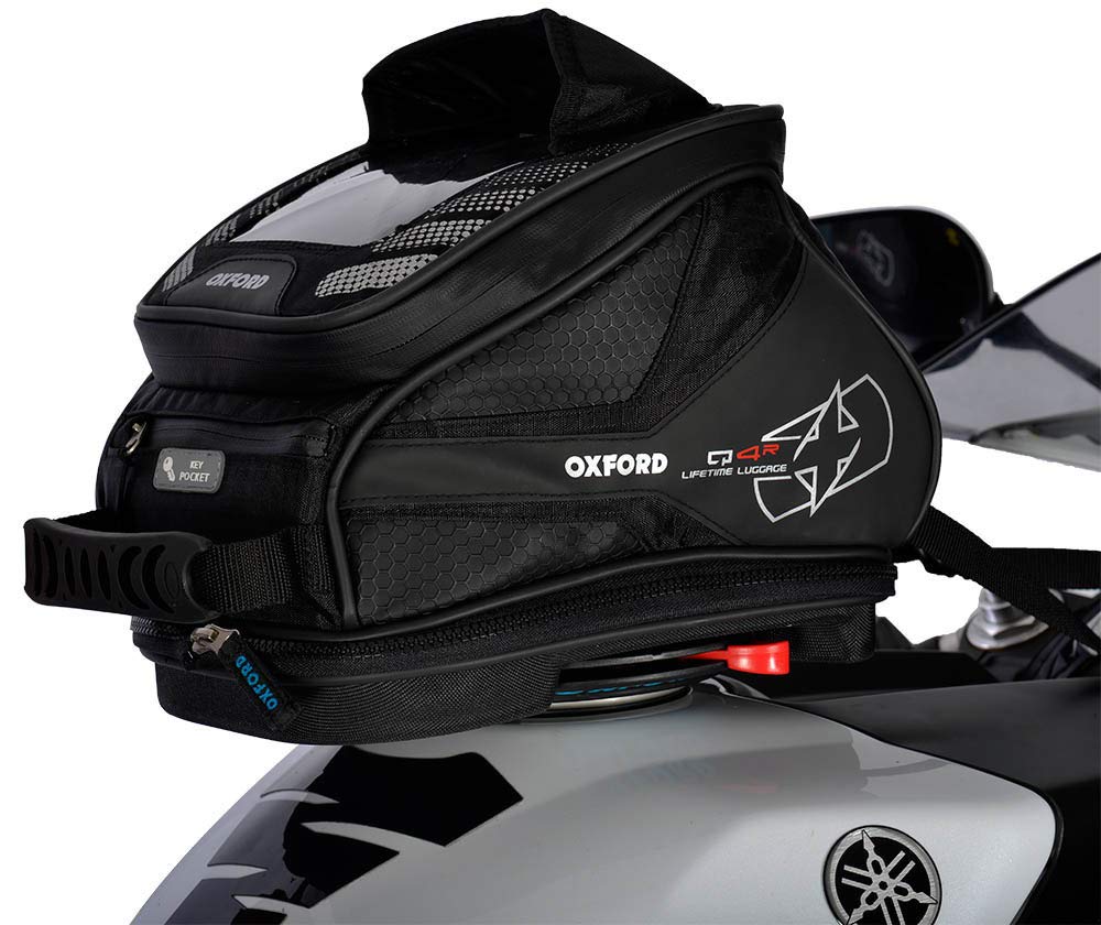 Oxford q4r Quick Release Motorrad Tank Bag-Schwarz 4Liter Oxford q4r Quick Release Motorrad Tank Bag-Schwarz 4Liter von Oxford