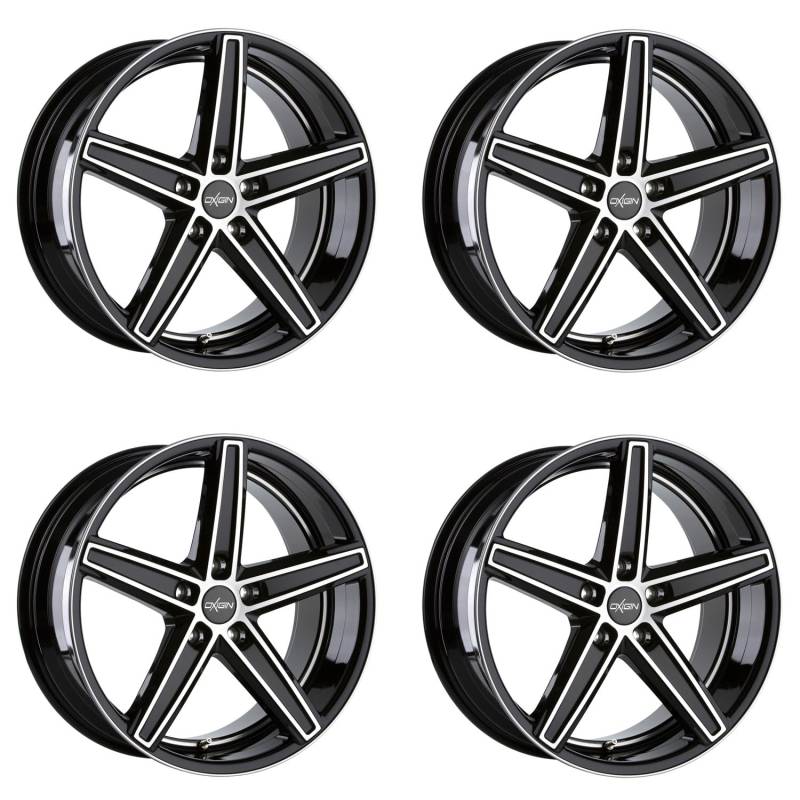 4x Oxigin Felgen Alufelgen 18 Concave 8,5x18 ET35 5x120 black full polish kompatibel mit BMW 1 2 3 4 5 X1 X3 Z3 Z4 von Oxigin