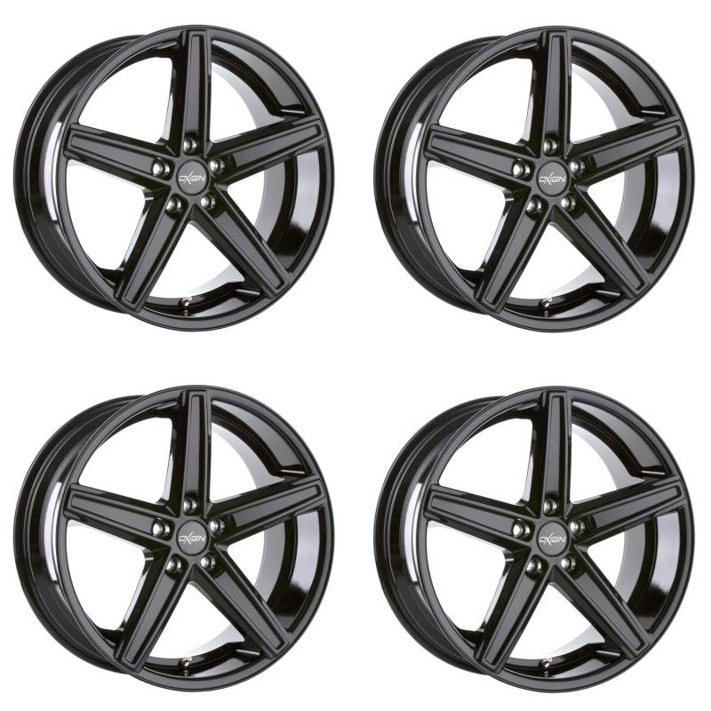 4x Oxigin Felgen Alufelgen 18 Concave 9,0x20 ET35 5x112 black kompatibel mit Mercedes C-Coupé C CL E GLA GLC GLK S SLC SLK Vito V von Oxigin