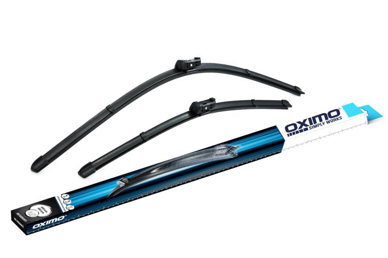 OXIMO Scheibenwischer Set Auto - Wischerblätter Set für Frontscheibe 600 mm/400 mm - Autoscheibenwischer Vorne - Auto Zubehör - A1, Mii, Toledo, Škoda Citigo, Fabia III, Rapid, Polo, UP von Oximo