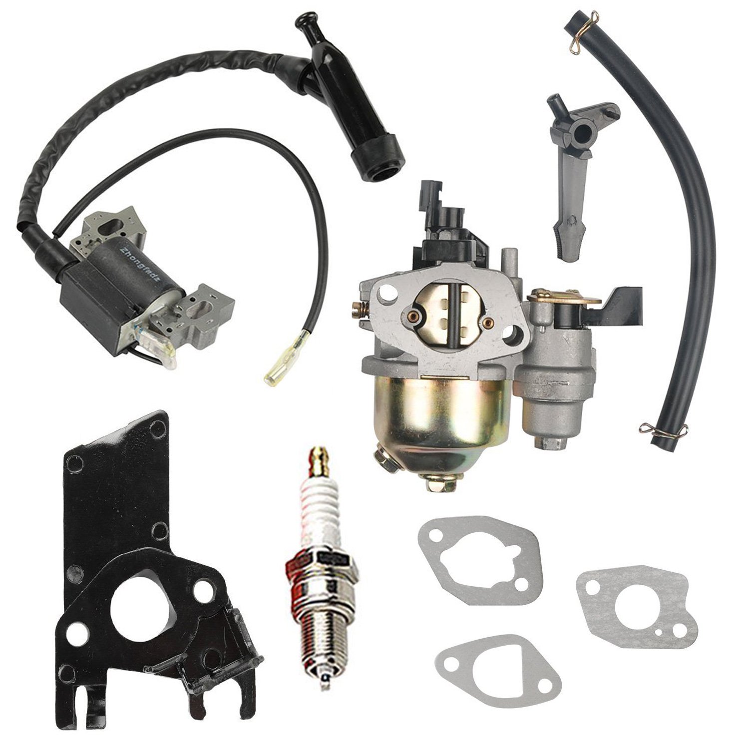 OxoxO Ersatz-Vergaser mit Dichtung Zündspule Zündkerzenisolator für Harbor Fracht Predator 212cc 6,5PS Go Kart OHV-Motor OxoxO Ersatz-Vergaser mit Dichtung Zündspule Zündkerzenisolator für Harbor Fracht Predator 212cc 6,5PS Go Kart OHV-Motor von OxoxO