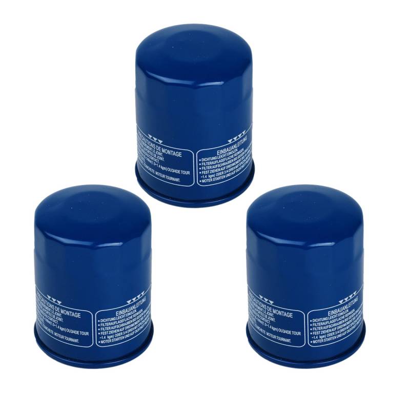 OxoxO Oil Filter Compatible with Honda GX610 GX620 GX630 GX660 GX670 GX690 Part # 15400-PLM-A02 (Pack of 3) von OxoxO