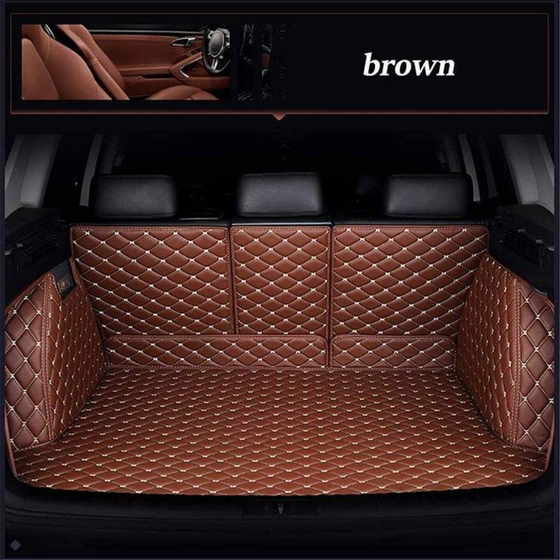 OxxPro Kofferraummatte für Mini Cooper S Jcw F54 F55 F60 R60 Clubman Countryman, Braun, XPE-Leder, Passend für Mini Cooper von OxxPro