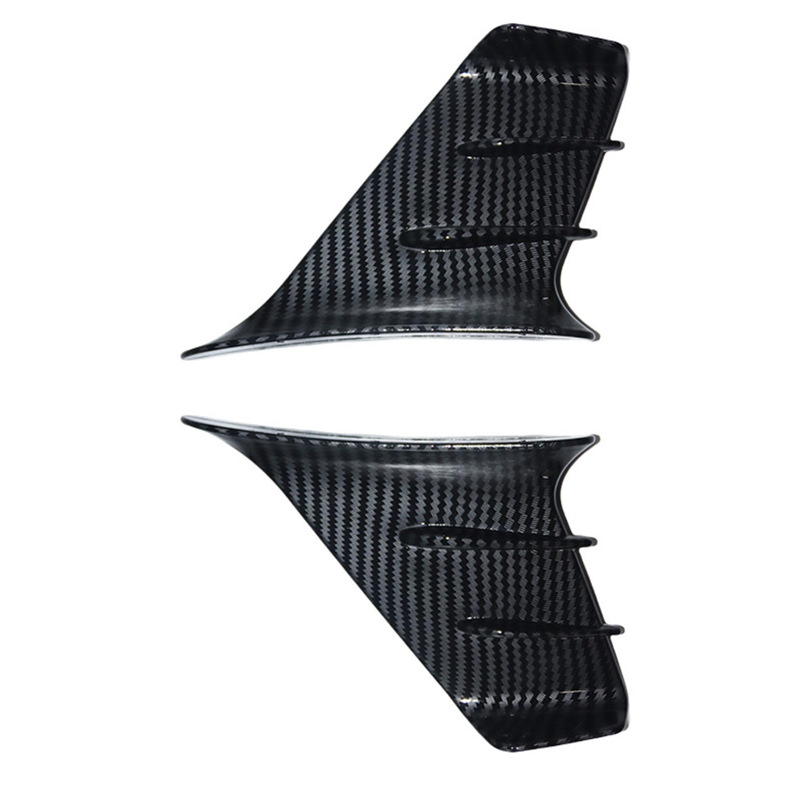 Allgemeine Seitenflügels Spoiler Aerodynamische ABS Verkleidungsflügelflügel Deflektor Motorradzubehör Für Sportmodelle von Oxxggkao