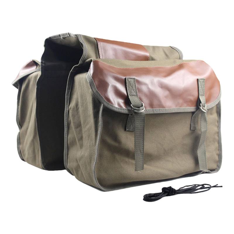 Oxxggkao Fahrräder Doppelpanner Bag Cycling Gepäckpäckbeutel Canvas Radsportbeutel Für Fahrradgepäck Und Ausrüstung von Oxxggkao
