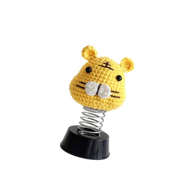 Oxxggkao Stricktiermuster Autodekoration Häkeln Decors Car Innenverzierung Wobble Figur Dashboard Dekoration Zubehör von Oxxggkao