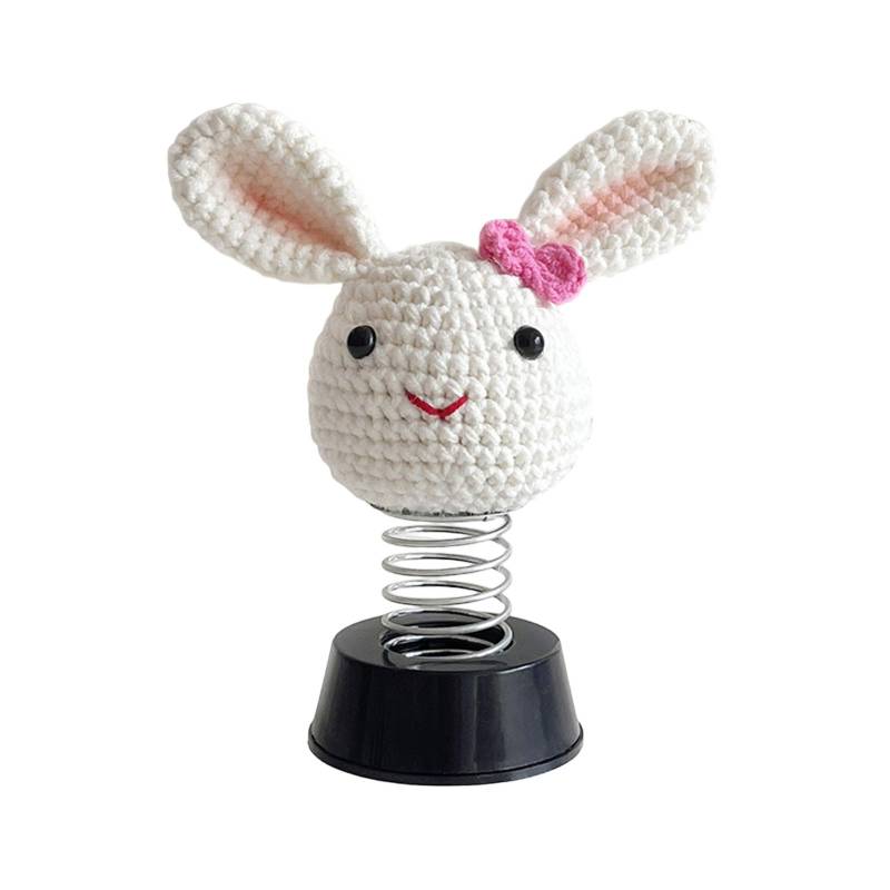 Oxxggkao Stricktiermuster Autodekoration Häkeln Decors Car Innenverzierung Wobble Figur Dashboard Dekoration Zubehör von Oxxggkao