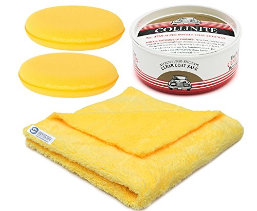Collinite Double Coat 476s Carnauba Auto Wachs +2 Pads + APS Pro Yellow Chick Edgeless 300GSM 45x45cm Collinite Double Coat 476s Carnauba Auto Wachs +2 Pads + APS Pro Yellow Chick Edgeless 300GSM 45x45cm von Oxycute GD
