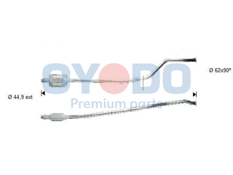 Katalysator Oyodo 10N0051-OYO von Oyodo