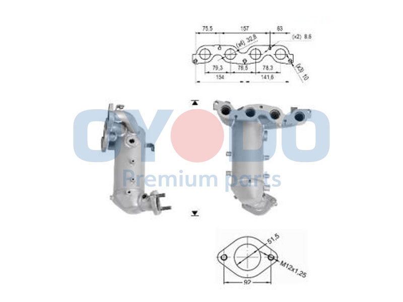 Katalysator Oyodo 10N0052-OYO Katalysator Oyodo 10N0052-OYO von Oyodo