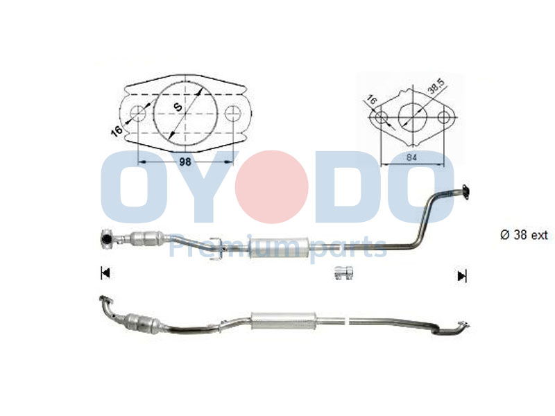 Katalysator Oyodo 10N0088-OYO Katalysator Oyodo 10N0088-OYO von Oyodo