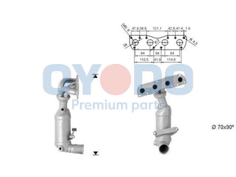 Katalysator Oyodo 10N0101-OYO Katalysator Oyodo 10N0101-OYO von Oyodo