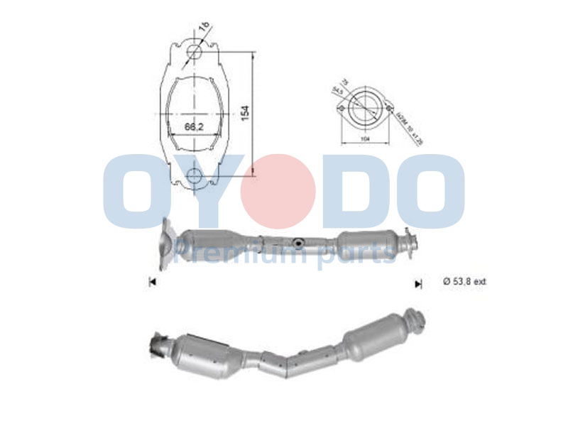 Katalysator Oyodo 10N0126-OYO Katalysator Oyodo 10N0126-OYO von Oyodo