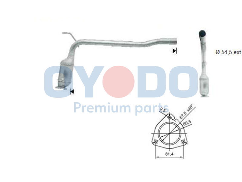 Katalysator Oyodo 20N0008-OYO Katalysator Oyodo 20N0008-OYO von Oyodo