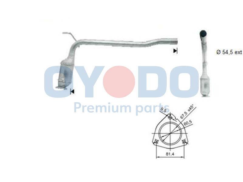 Katalysator Oyodo 20N0008-OYO von Oyodo