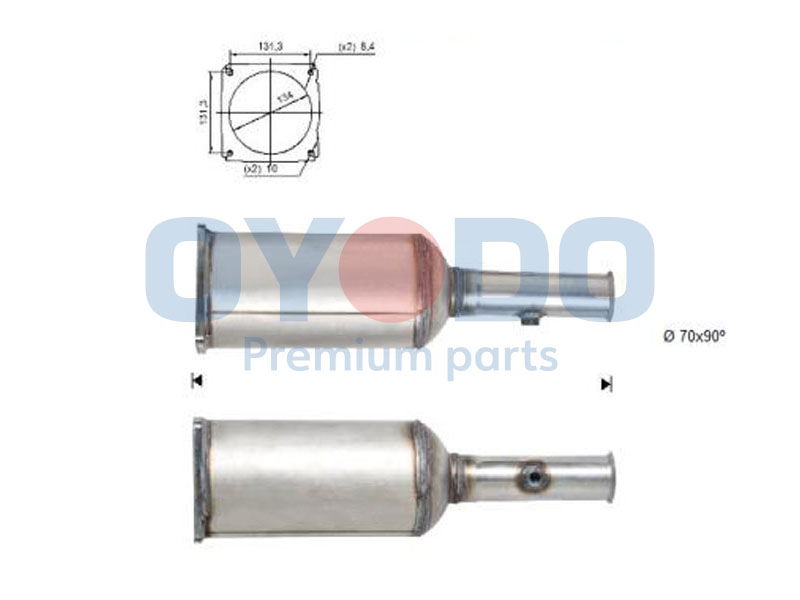 Ruß-/Partikelfilter, Abgasanlage Oyodo 20N0023-OYO Ruß-/Partikelfilter, Abgasanlage Oyodo 20N0023-OYO von Oyodo