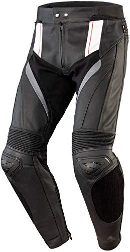 Ozone LEATHER PANTS VOLT BLACK/WHITE 60 von Ozone