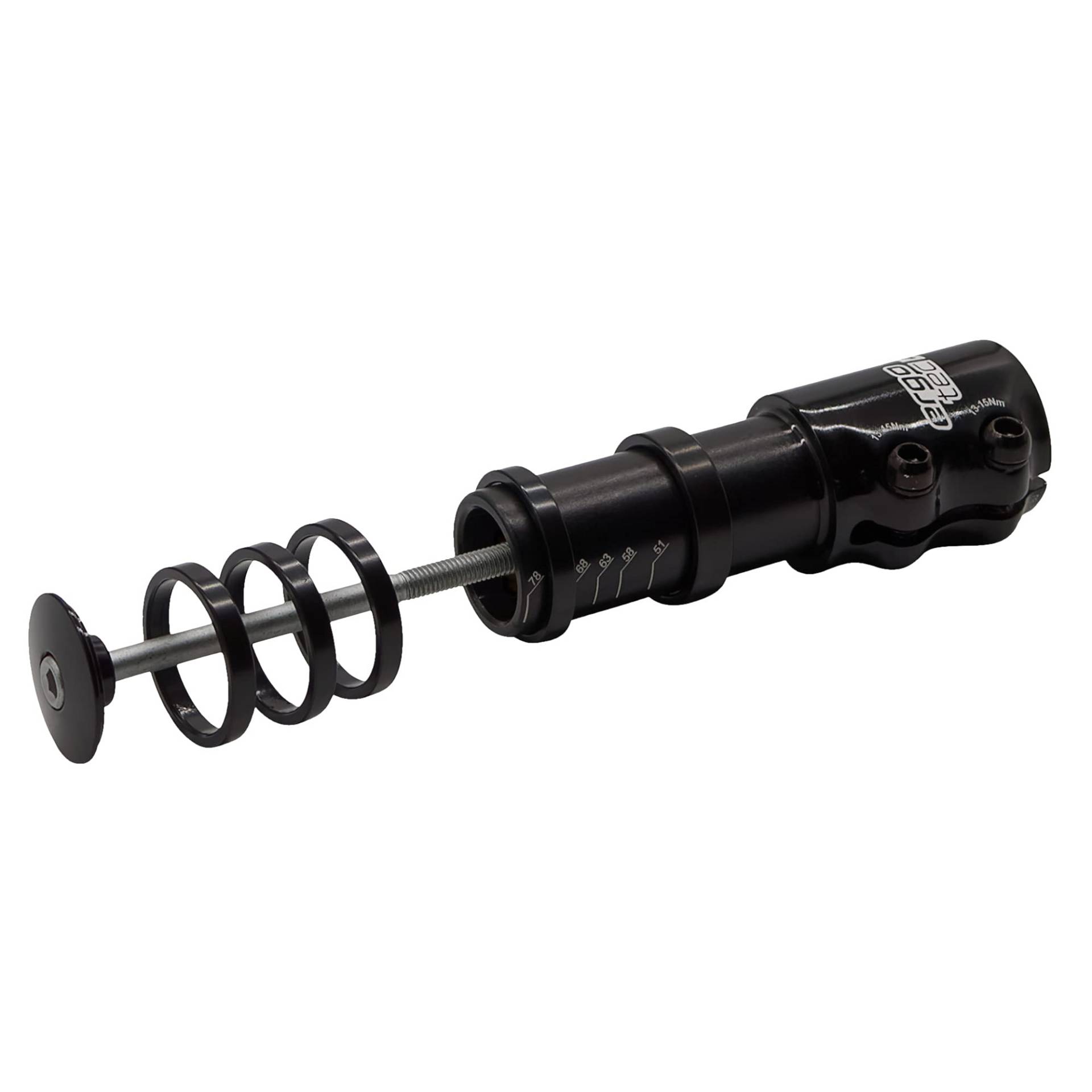 P4B | Ahead - Adapter für 1 1/8 Ahead-Vorbauten in Schwarz/Glanz | Safety-Level 4 | Inkl. 5 Spacer | Ergotec Ahead 3 Vorbau-Adapter für Fahrrad und E-Bike P4B | Ahead - Adapter für 1 1/8 Ahead-Vorbauten in Schwarz/Glanz | Safety-Level 4 | Inkl. 5 Spacer | Ergotec Ahead 3 Vorbau-Adapter für Fahrrad und E-Bike von P4B