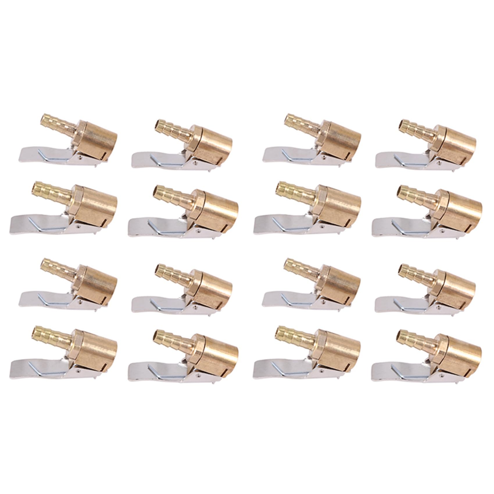 PAGJHRFJG 16 Stücke 6 mm Auto Luft Pumpe Chuck Clip Auto Reifen Reifen Füller Ventil Stecker Auto Offenen Messing Stem Reifen von PAGJHRFJG