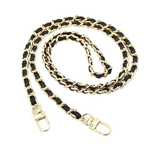 PAIKIUU 120 cm/47,2 Zoll Handtaschenkettenriemen Verstellbare Taschenkette aus Goldlegierung mit Metallschnallen Geldbörsenkettenriemen Ersatzkette für Schulterhandtaschen Crossbody Taschen von PAIKIUU