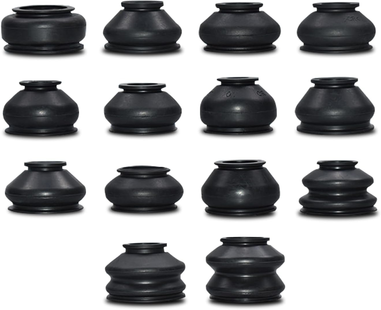 PAIKIUU 14 Teiliges Kugelgelenkmanschetten Universal Kugelgelenk Staubschutz Set Gummi Staubmanschetten Abdeckungen Spurstangenkopf Set PAIKIUU 14 Teiliges Kugelgelenkmanschetten Universal Kugelgelenk Staubschutz Set Gummi Staubmanschetten Abdeckungen Spurstangenkopf Set von PAIKIUU