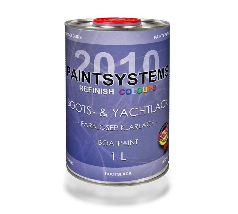 PAINTSYSTEMS REFINISH COLOURS 1K Boots- & Yachtlack Klarlack 1Liter von PAINTSYSTEMS REFINISH COLOURS