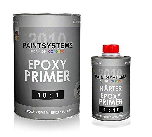 PAINTSYSTEMS REFINISH COLOURS 2K EPOXY Primer GRUNDIERUNG 10:1 FÜLLER HAFTGRUND 1,1kg + HÄRTER von PAINTSYSTEMS REFINISH COLOURS